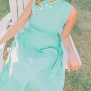 Vintage/Asian Inspired Cotton Dress